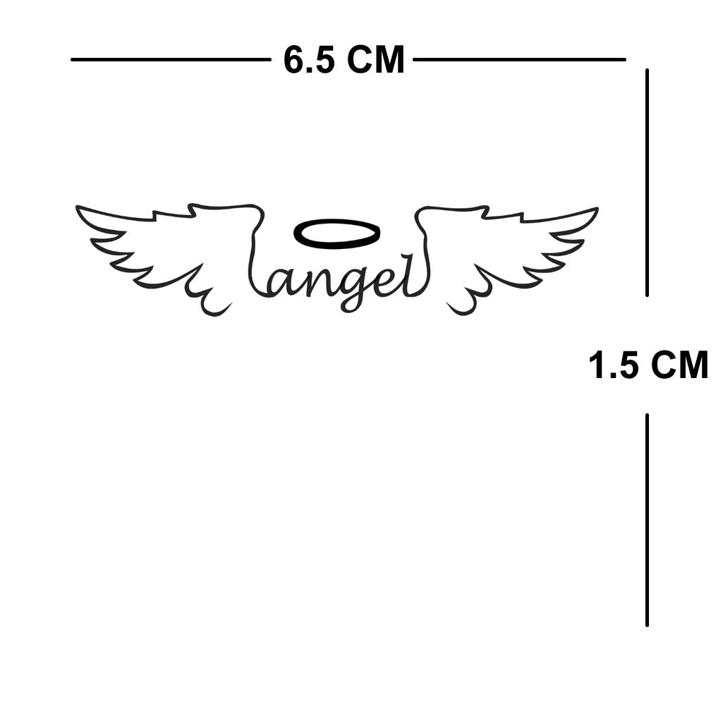 Angel wings Temporary Tattoo Body art memory in heaven