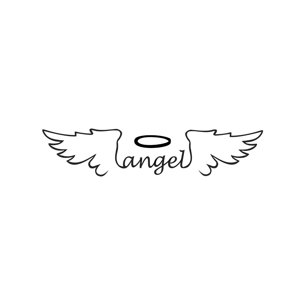Angel wings Temporary Tattoo Body art memory in heaven