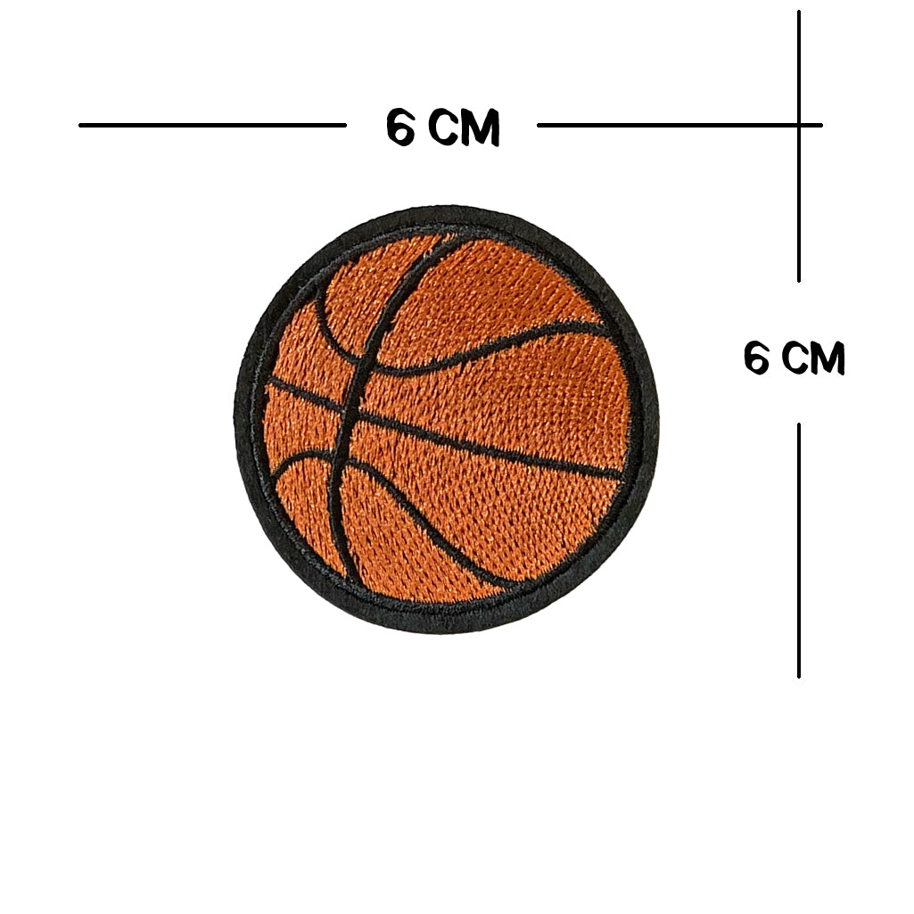Basketball Embroidery Iron on or Sew on Patch sport Badge - Brand New