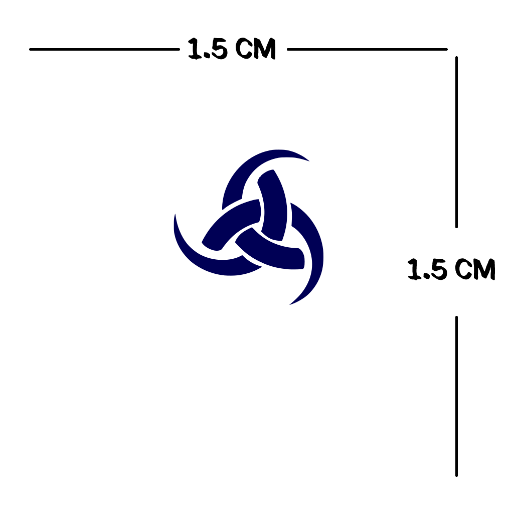 2 x Celtic symbol Semi Permanent Tattoo Waterproof Lasts 1 - 2 weeks tribal gaelic