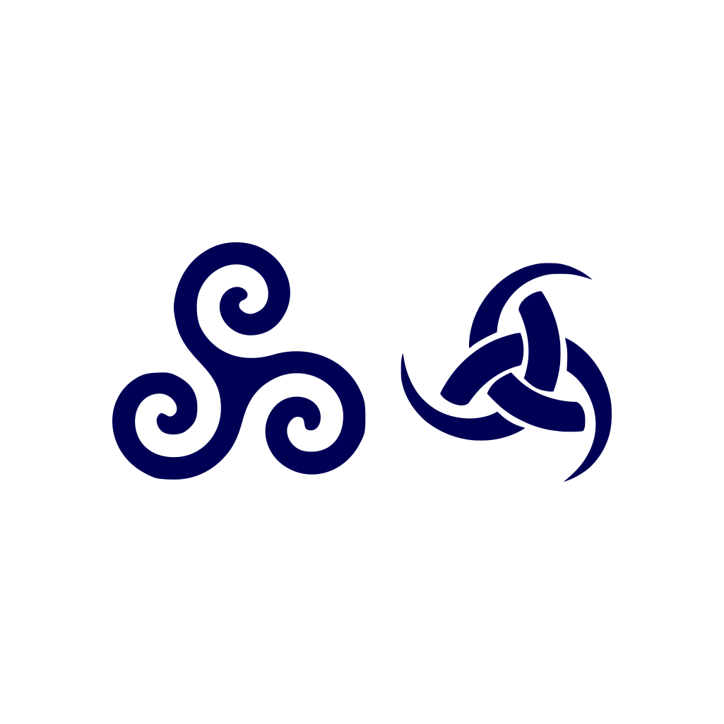 2 x Celtic symbol Semi Permanent Tattoo Waterproof Lasts 1 - 2 weeks tribal gaelic