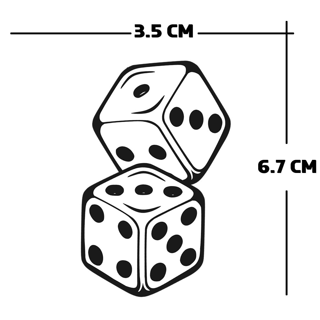 DICE Iron on DIY Screen Print Transfer patch for fabric player
