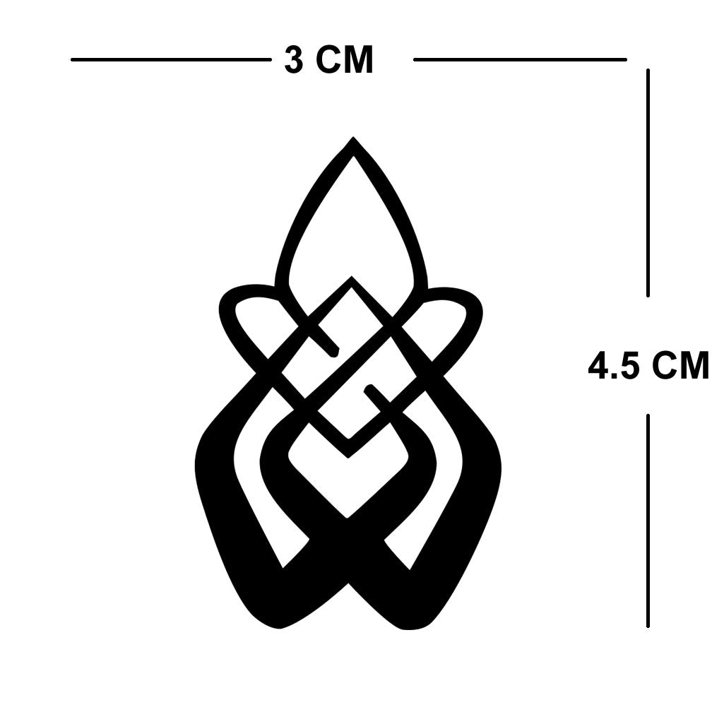 2X Survivor symbol Temporary Tattoo Body Face art Domestic Violence awareness
