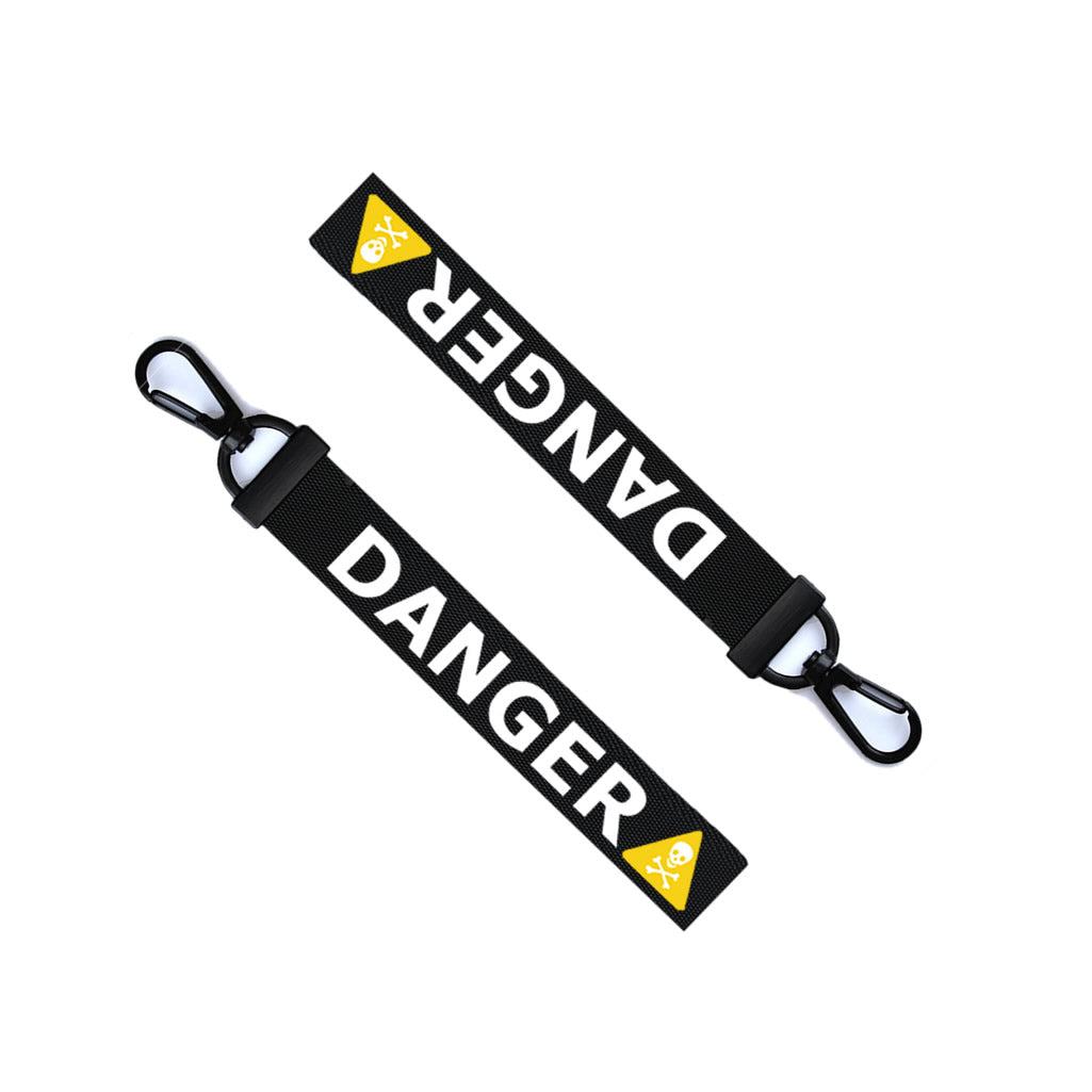 Personalised or Pre-printed Key Chain Key ring Luggage Custom Name Text Tag Zipper Pull