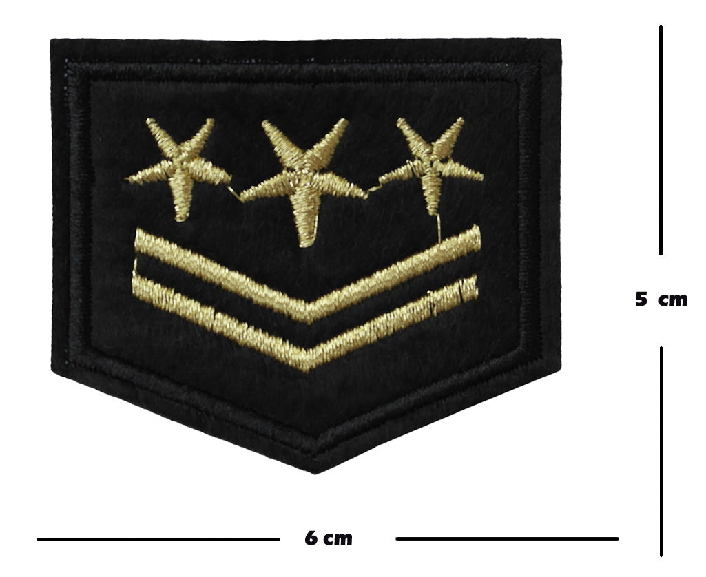 Army Iron / Sew On Embroidered Patch Badge Embroidery Military Motif transfer