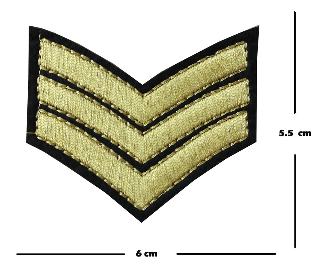 Army Iron / Sew On Embroidered Patch Badge Embroidery Military Motif transfer