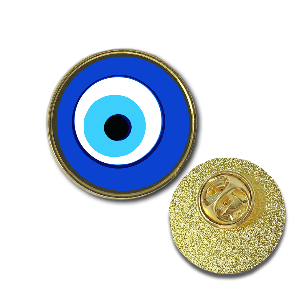 Evil Eye Metal pins badge Greek evil eye badges