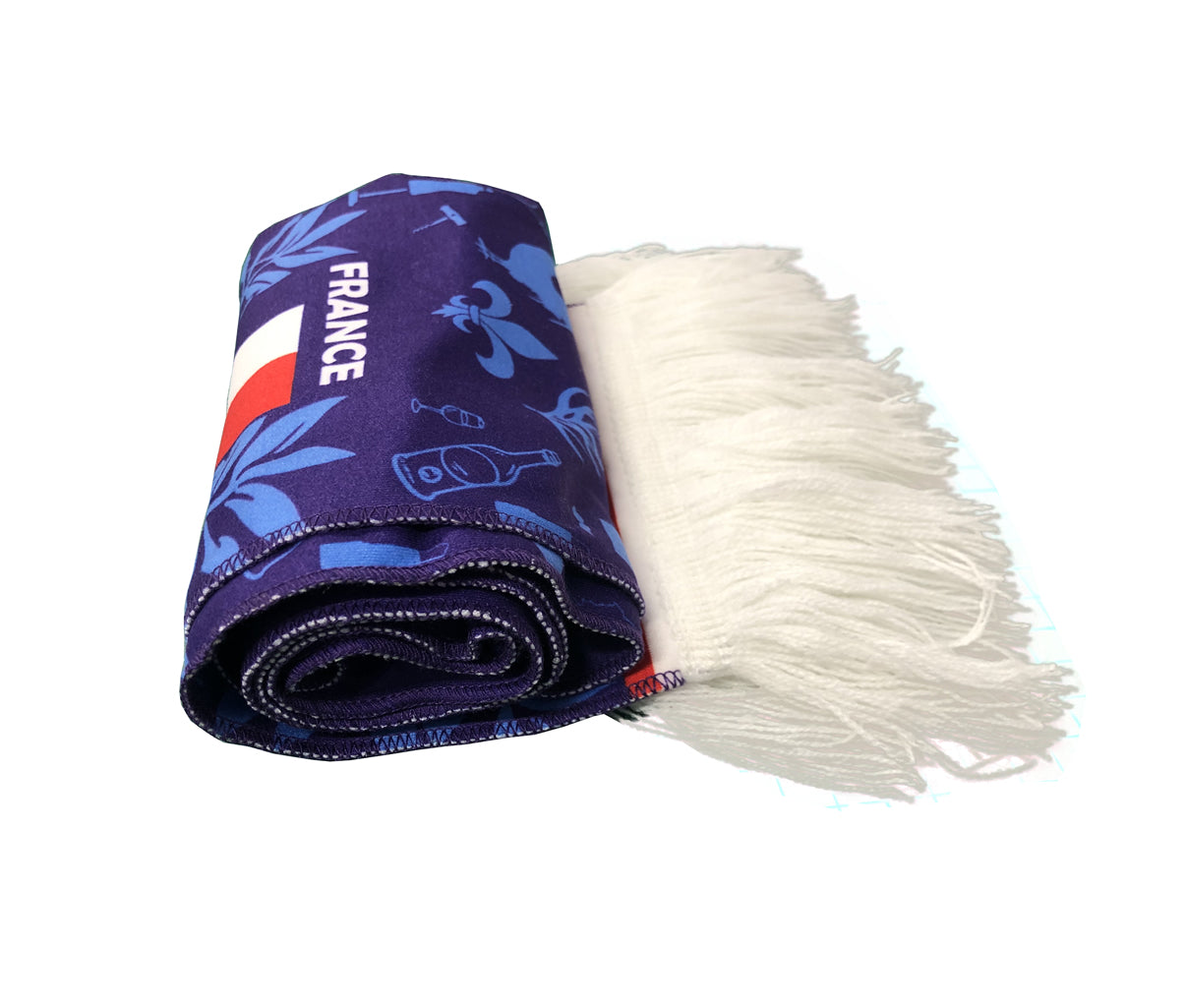France National Team Supporter Scarf Football Soccer World Cup Football Scarf for Sporting Events French Fans