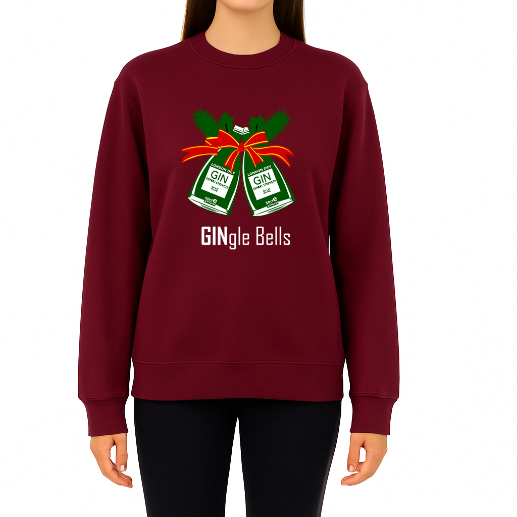 Jingle Bells unisex Christmas jumper Sweatshirt Xmas gift Gingle Bells