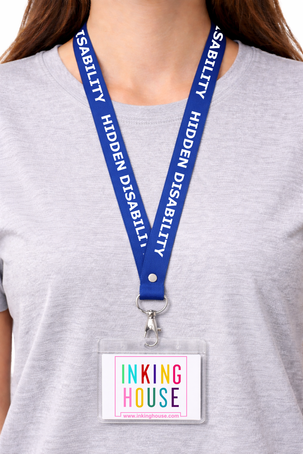 Hidden Disability printed Lanyard