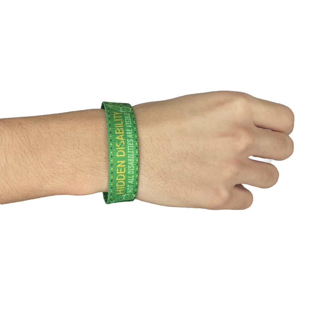Hidden Disability patient elastic Wrist band wristband Key tag Set butterfly
