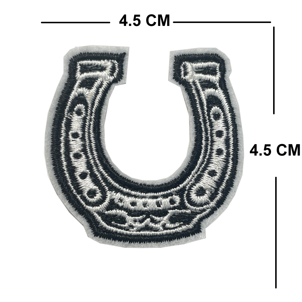 Set of 5 Cowboy Core Embroidery Patch Iron on or Sew on Embroidered Motif Transfer sheriff shoe horse boots bull skull