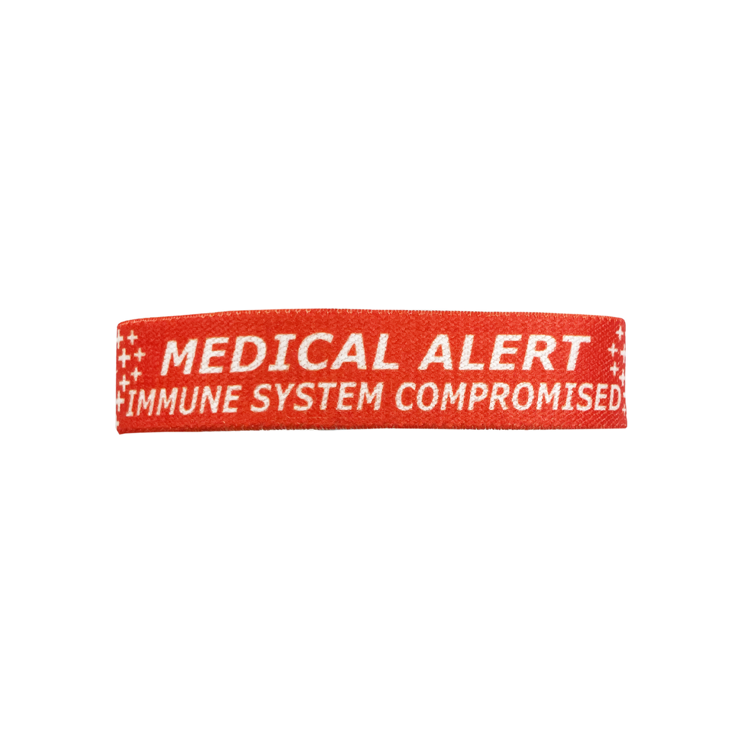 Set of Immune system compromised elastic Wrist band wristband Key tag Set medical alert immuno compromised