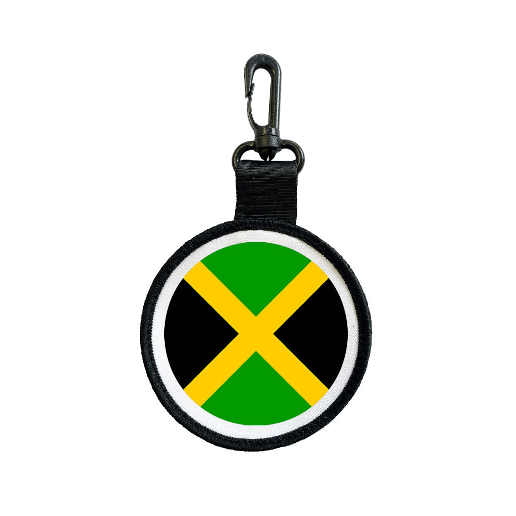 Jamaica Flag Luggage Tag Pull Bag Key Ring Keyring Jamaican