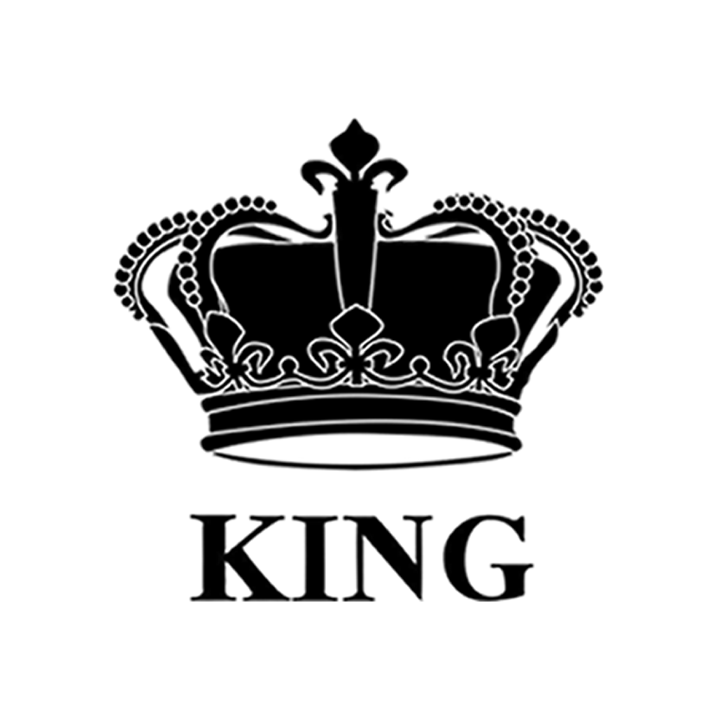DIY The Royals - King, Queen, Prince, Princess Crown Iron on Screen Print Transfers for Fabric Machine Washable patch