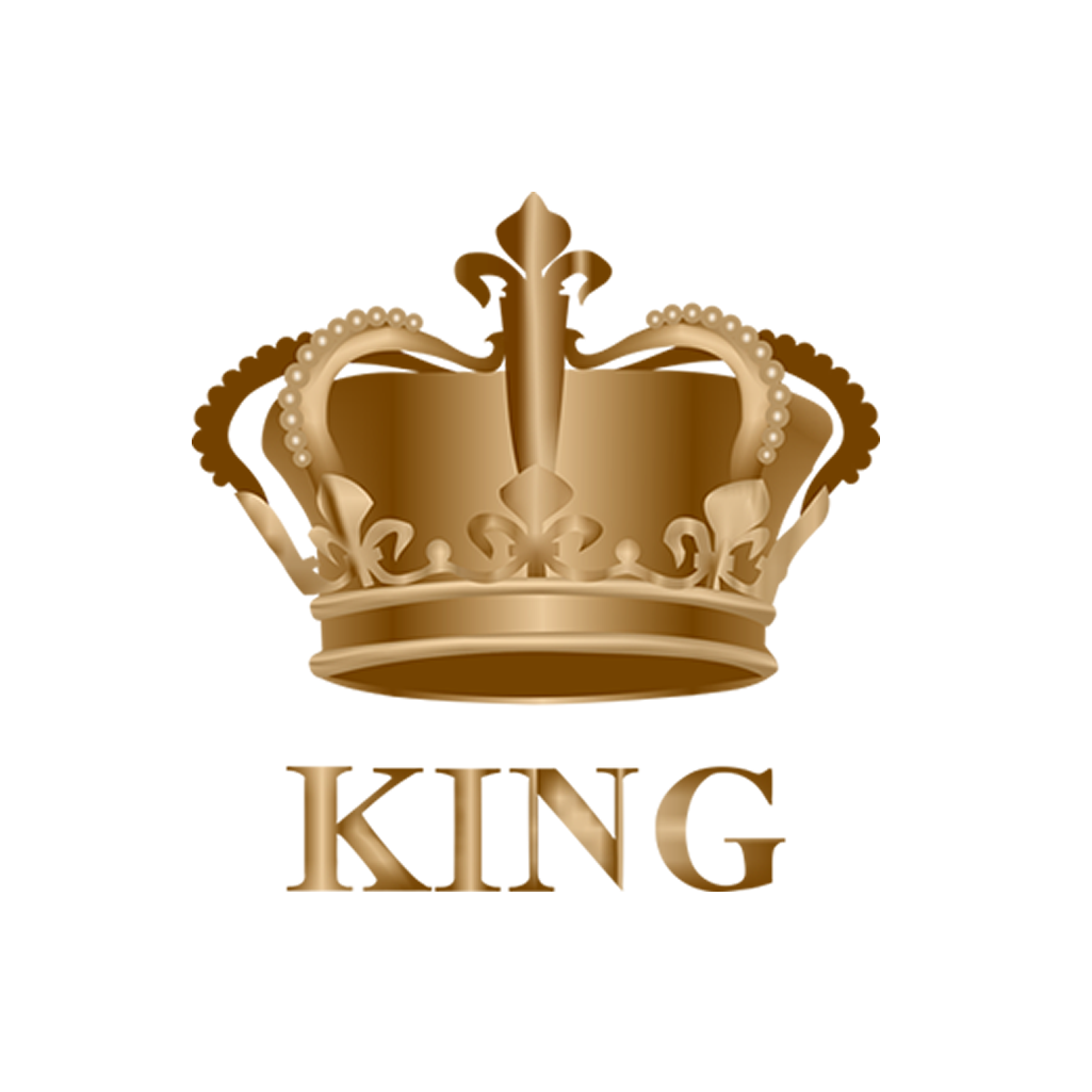 DIY The Royals - King, Queen, Prince, Princess Crown Iron on Screen Print Transfers for Fabric Machine Washable patch