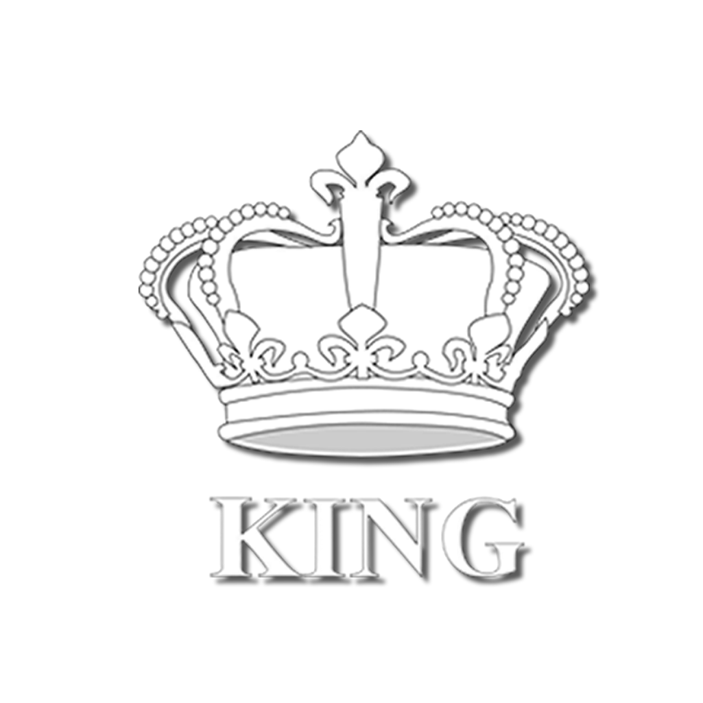 DIY The Royals - King, Queen, Prince, Princess Crown Iron on Screen Print Transfers for Fabric Machine Washable patch