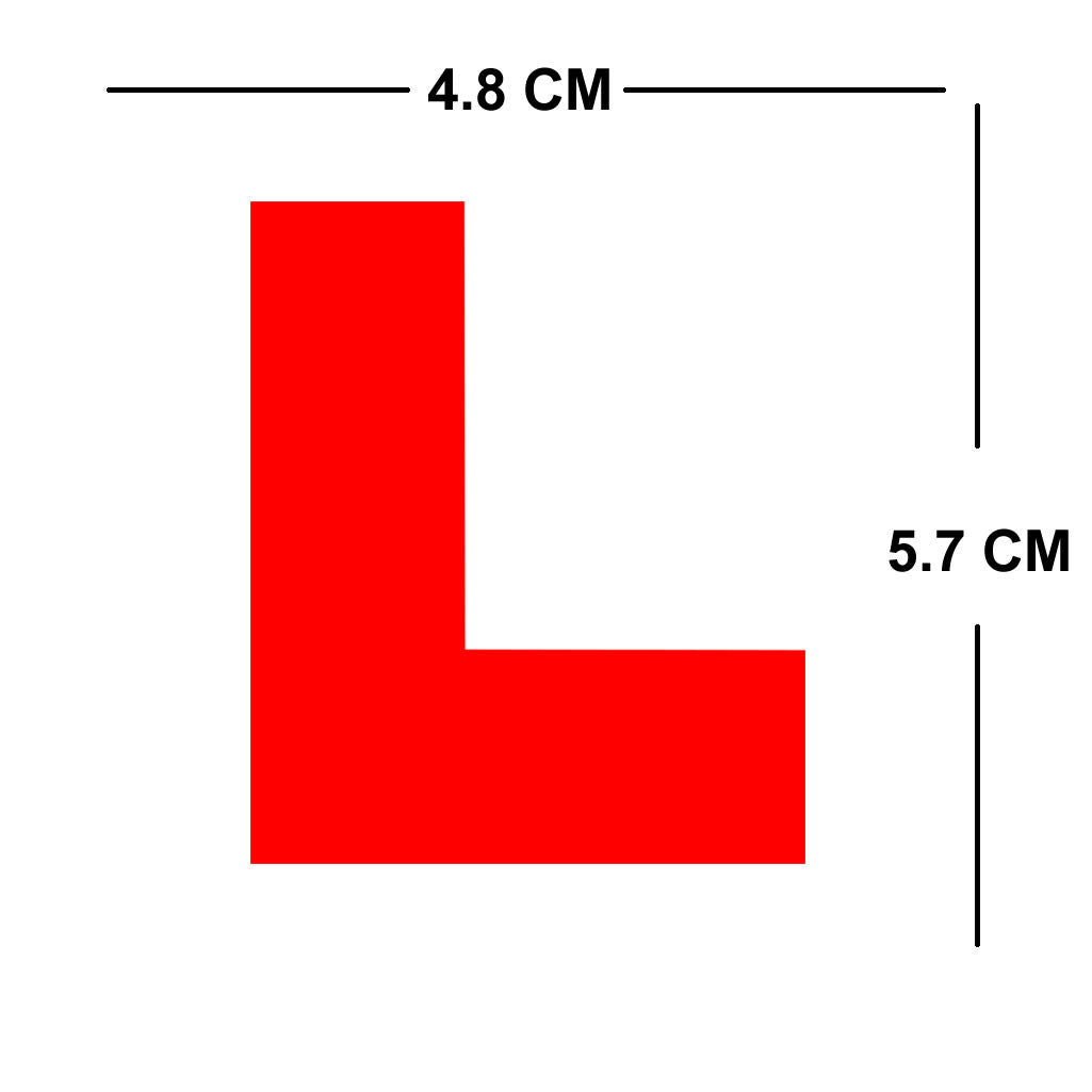 Learner L SIGN Temporary Tattoo neck face hand body art Hen night party wedding