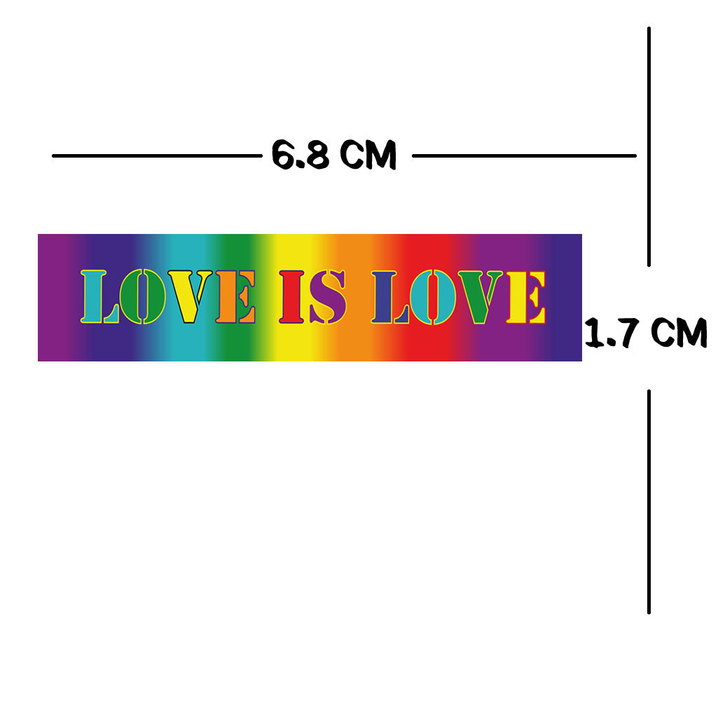 2 X Love is Love LGBT Rainbow Temporary Tattoo LGBTQ Gay pride lesbian human