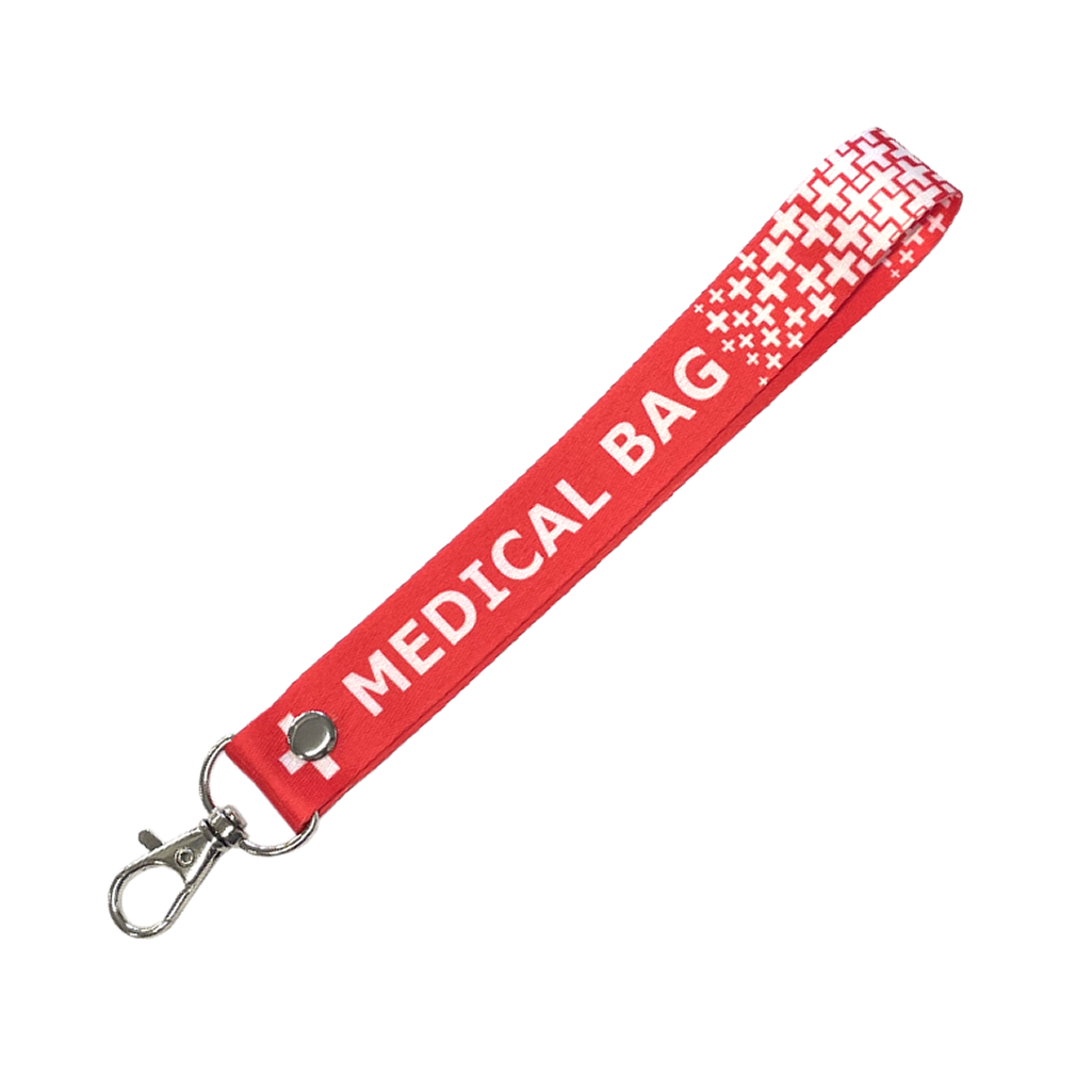 Medical Bag Chain Keyring Luggage Tag Zipper Pull Bag Key Ring Medic cross