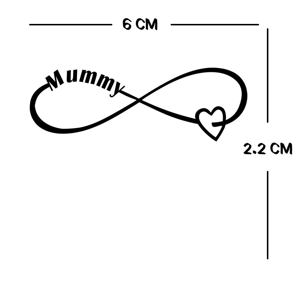 Mummy eternal love TEMPORARY TATTOO lasts a week mother's day mum heart mom