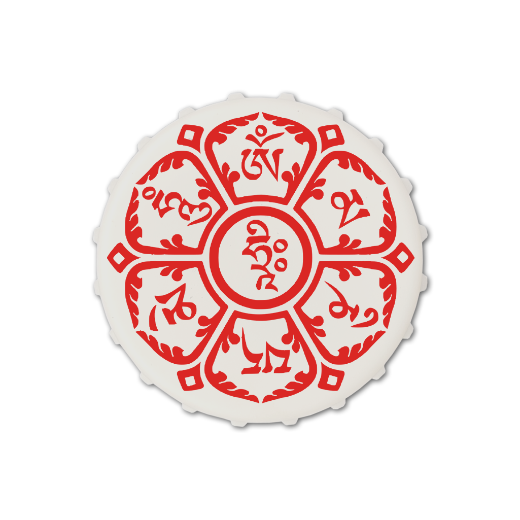 OM MANI PADME HUM Magnetic bottle cap opener fridge magnet Buddhism mantra