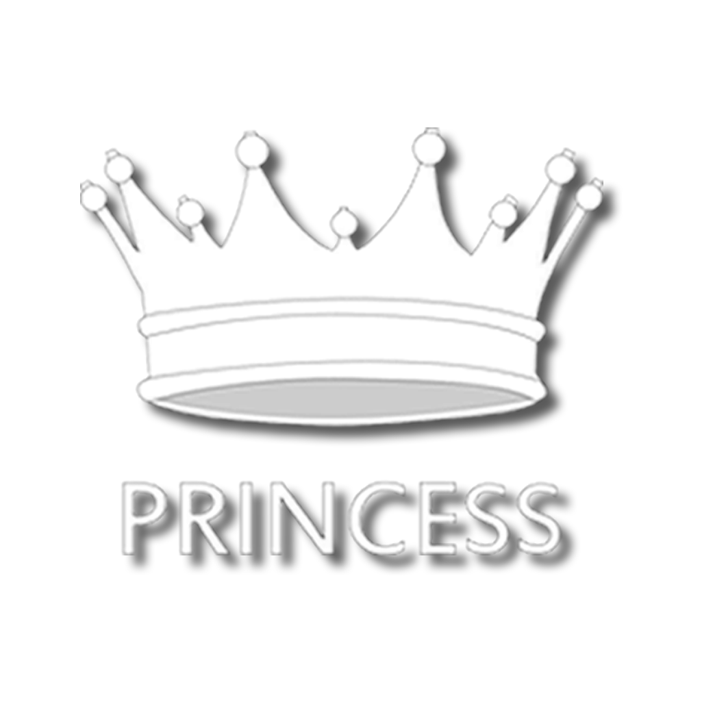 DIY The Royals - King, Queen, Prince, Princess Crown Iron on Screen Print Transfers for Fabric Machine Washable patch
