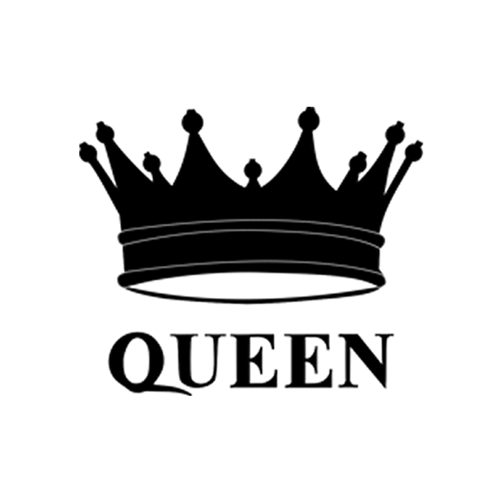 DIY The Royals - King, Queen, Prince, Princess Crown Iron on Screen Print Transfers for Fabric Machine Washable patch