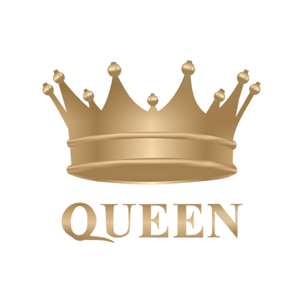 DIY The Royals - King, Queen, Prince, Princess Crown Iron on Screen Print Transfers for Fabric Machine Washable patch