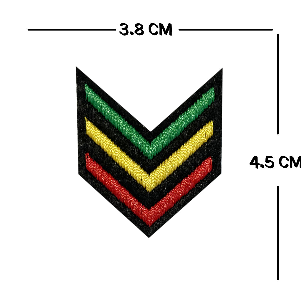 Set of 7 Jamaica Embroidery Patch Iron on or Sew on Embroidered Motif Transfer Jamaican Flag map heart one love rasta Peace