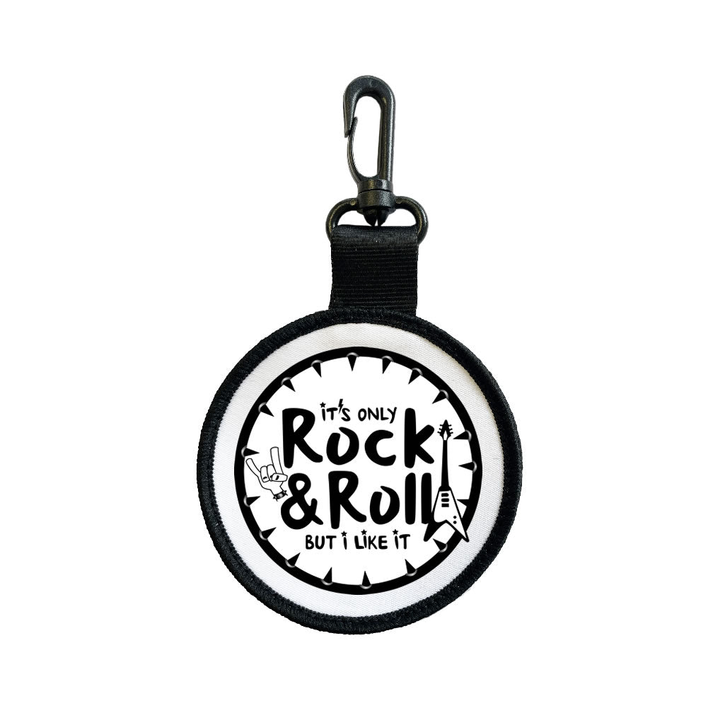 Rock and Roll Luggage Tag Pull Bag Key Ring Keyring It's only rock n roll star