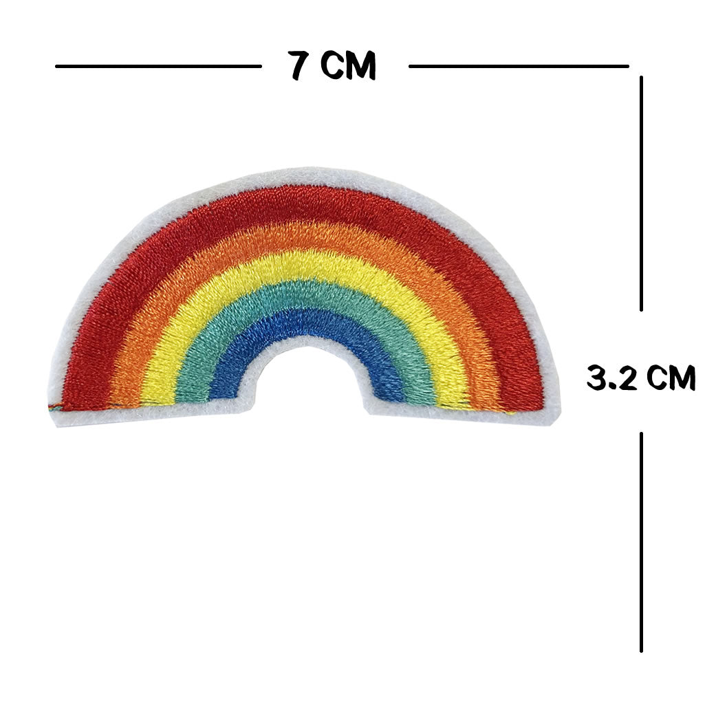 Set of 5 LGBT Embroidery Patch Iron on or Sew on Embroidered Motif Transfer Queen star human peace