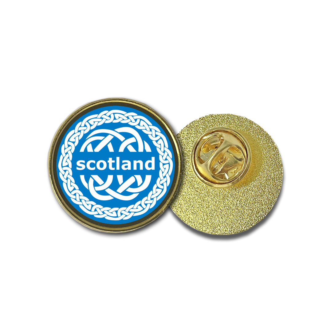 Scotland badge Metal pins emblem Scottish Celtic Knot Symbol pin gift