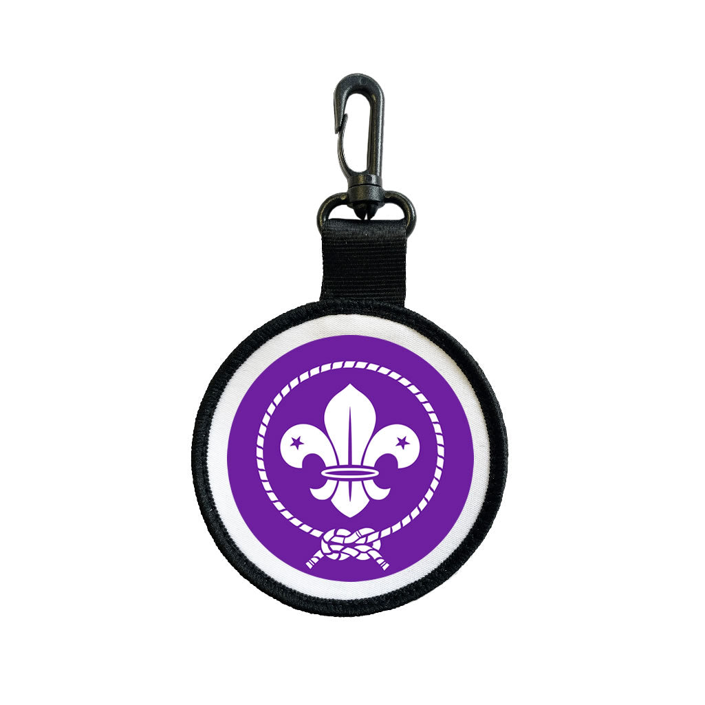 Scout Luggage Tag Pull Bag Key Ring Keyring Scouts Symbol
