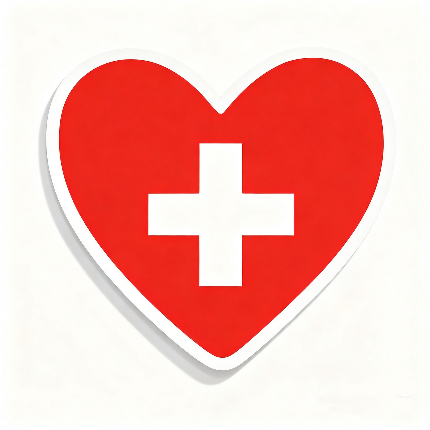 4 PACK SWISS Flag heart waterproof Matte vinyl sticker Switzerland Team
