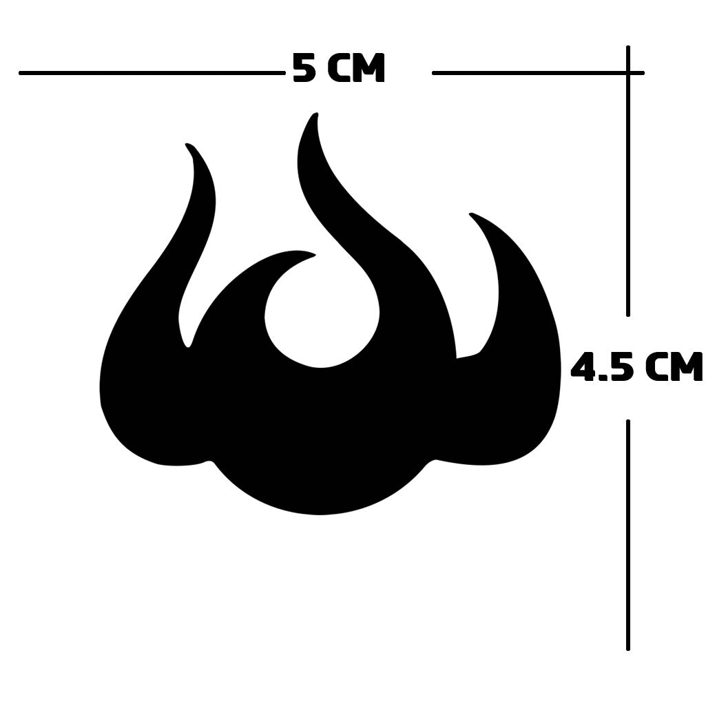 Stoic Symbol TEMPORARY TATTOO waterproof three pillars of Stoicism