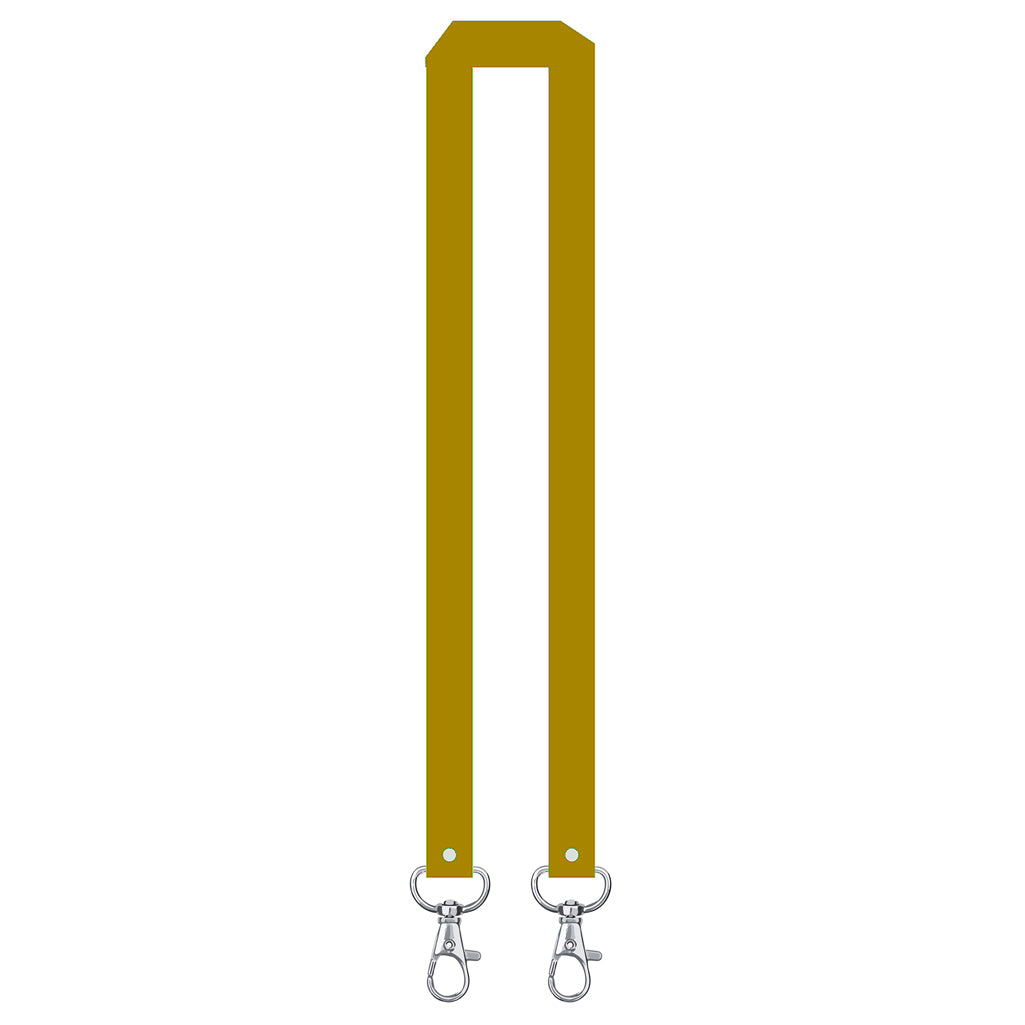 Printed or plain double clip Lanyard - Personalised /custom, neck strap ID CARD Holder Included