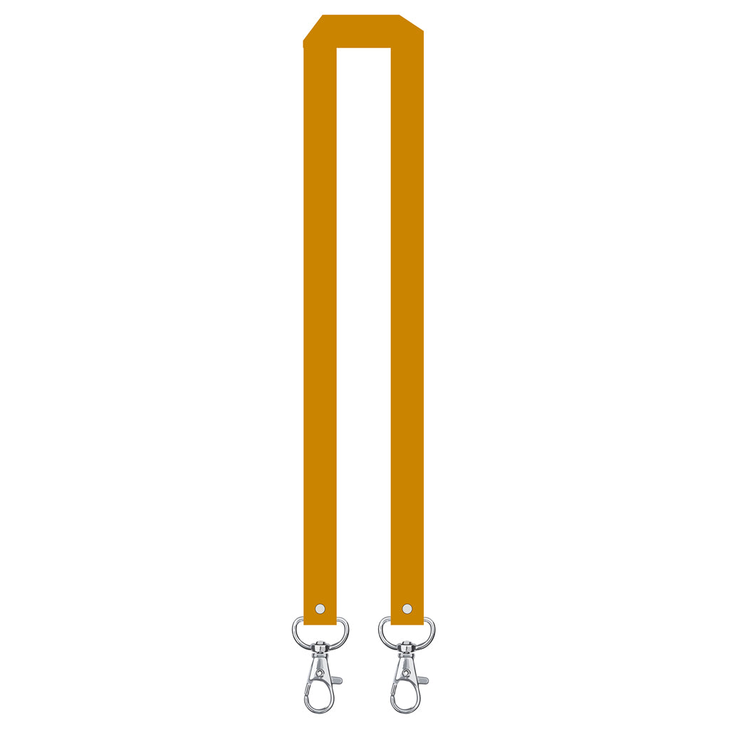 Printed or plain double clip Lanyard - Personalised /custom, neck strap ID CARD Holder Included