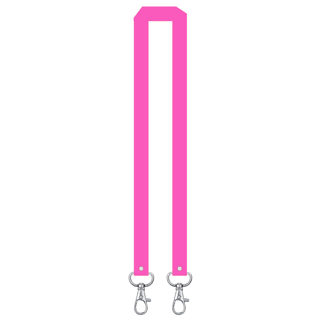 Printed or plain double clip Lanyard - Personalised /custom, neck strap ID CARD Holder Included