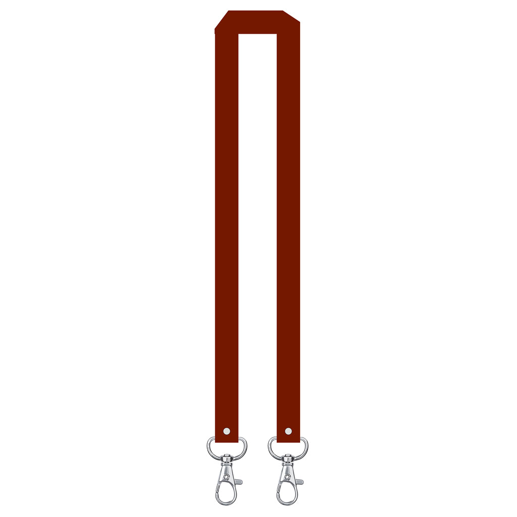 Printed or plain double clip Lanyard - Personalised /custom, neck strap ID CARD Holder Included