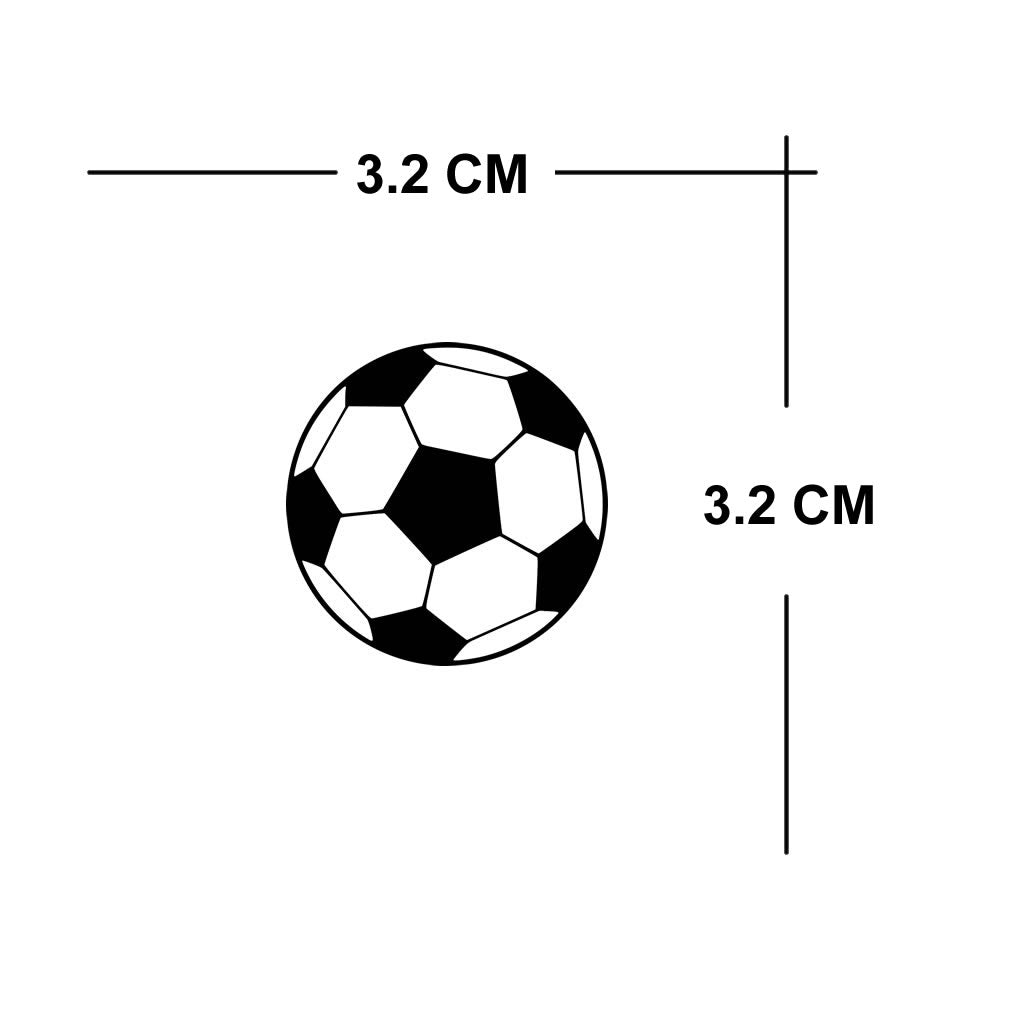 Set of 4 x FOOTBALL DIY Iron on Screen Print Transfer for fabrics Soccer Team player