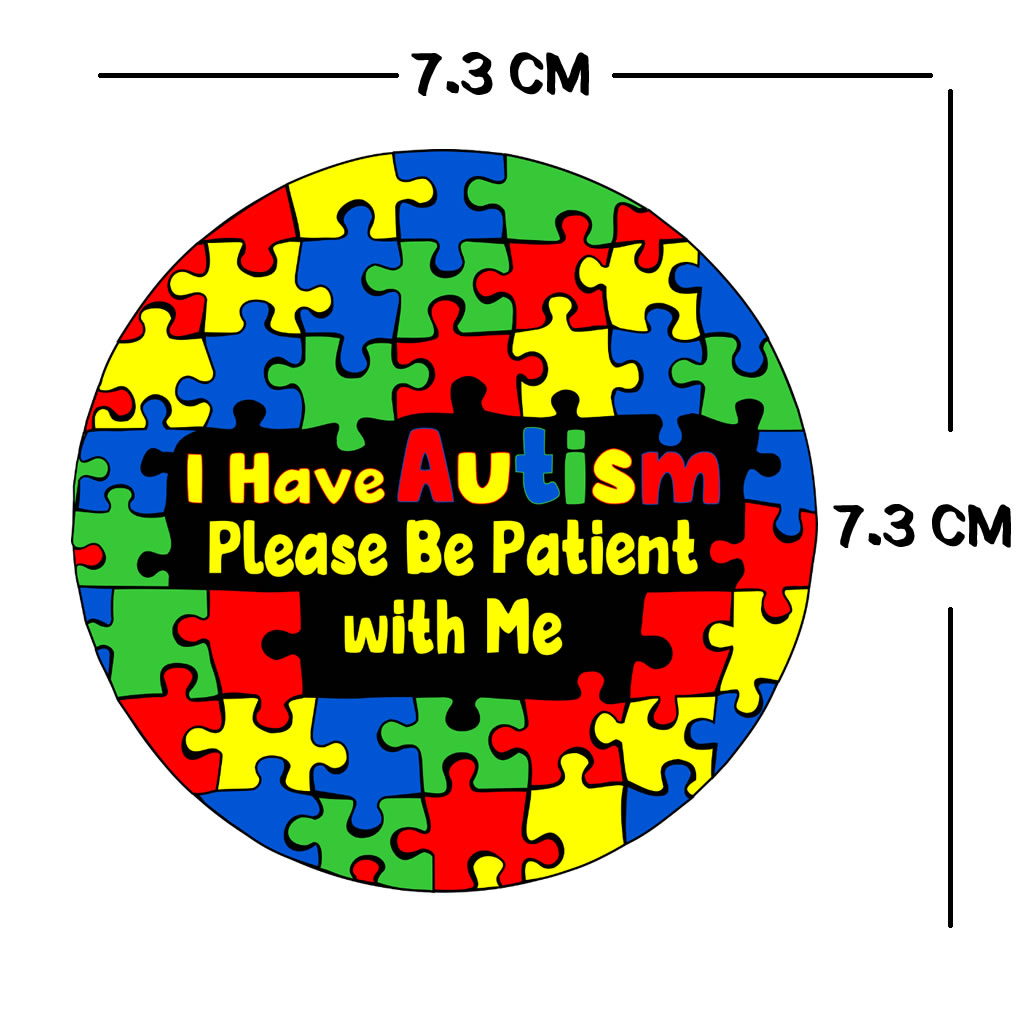 I have autism please be patient Iron on Transfers for Fabrics