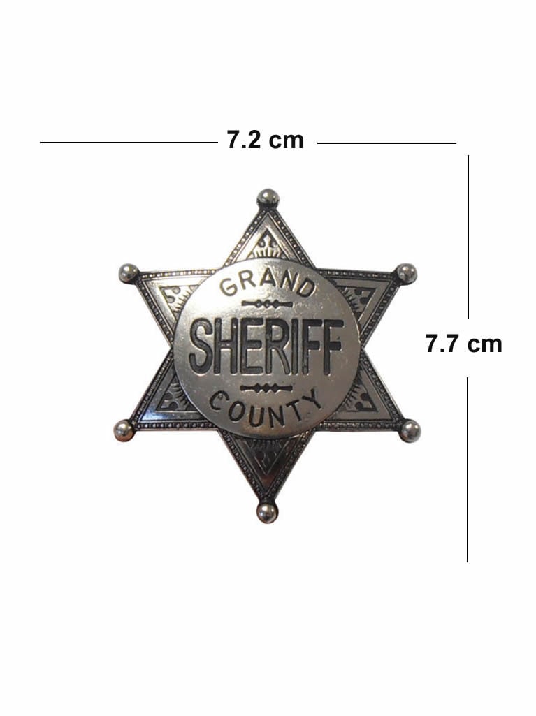 Set of 3 Iron on Sheriff Screen Print Transfers for Fabrics Machine Washable Police Deputy patch