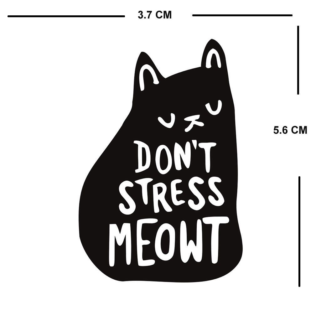 Set of 4 Cats Iron on Screen Print Transfers for Fabrics