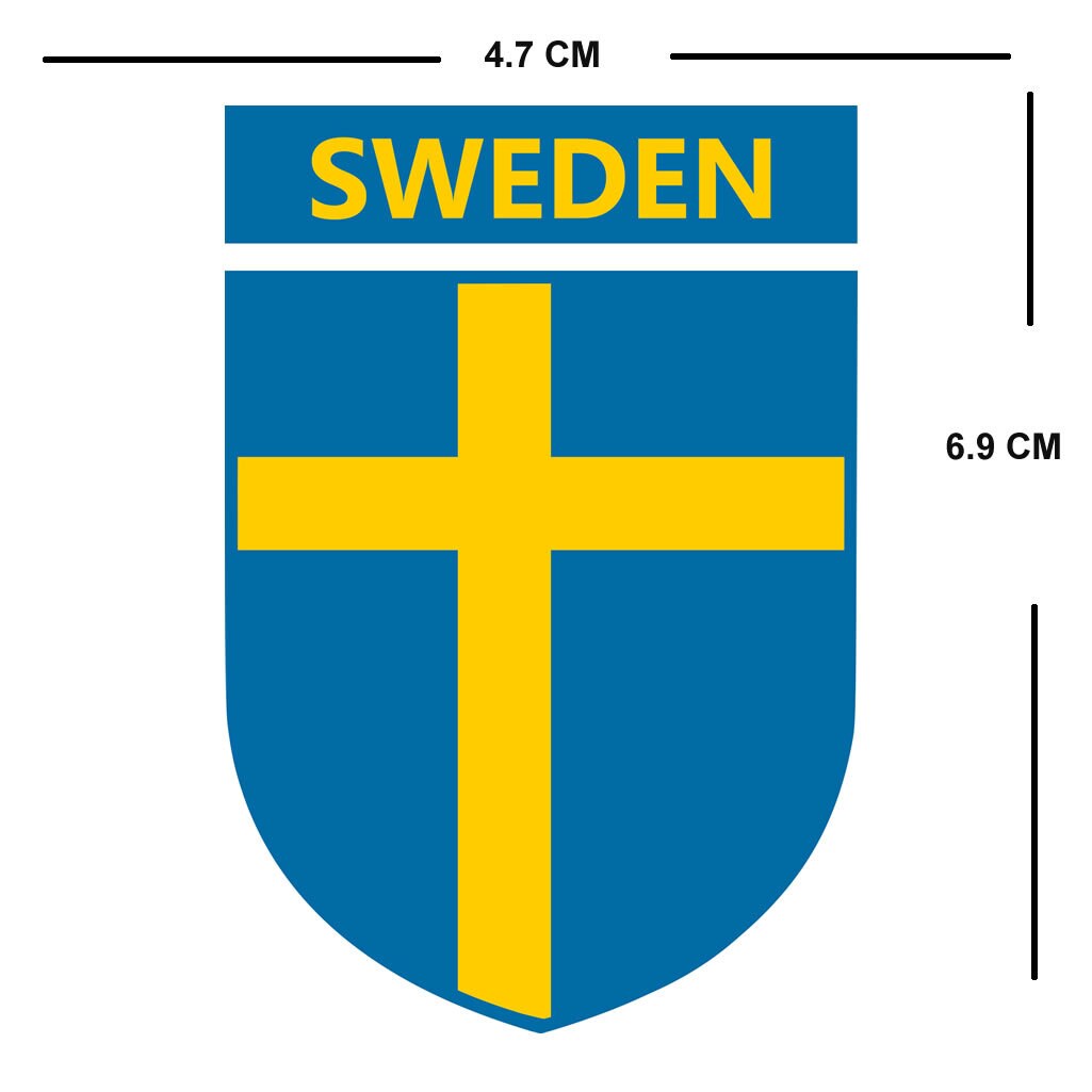 Sweden Team Crest Iron on Transfers