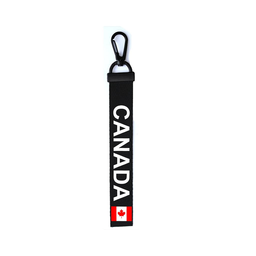 Canada Key Chain Keyring Luggage Tag Zipper Pull Bag Canadian Key Ring