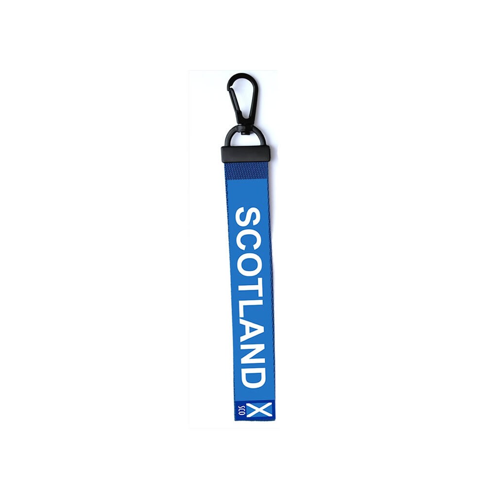 Scotland Key Chain Keyring Luggage Tag Zipper Pull Bag Scottish UK Key Ring