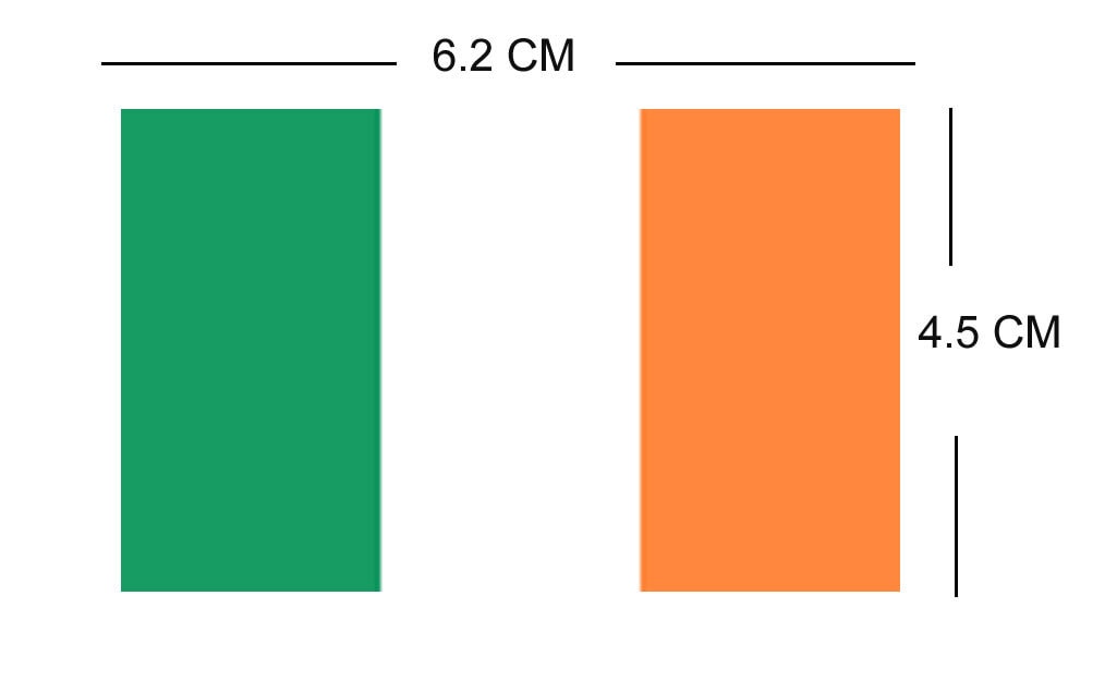 Set of 2 IRISH Flag Iron on Screen Print Transfers for Fabrics Machine Washable IRELAND patch