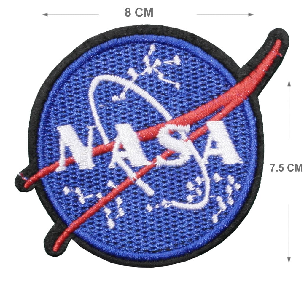 Set of 7 Astronaut Iron / Sew On Embroidered Patch Badge Set