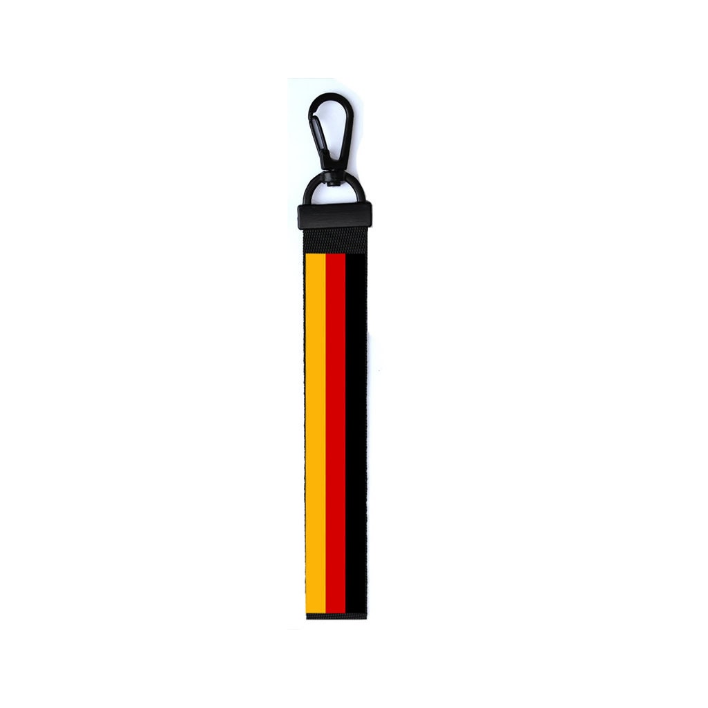 German Flag Key Chain Keyring Luggage Tag Zipper Pull Bag Germany Key Ring